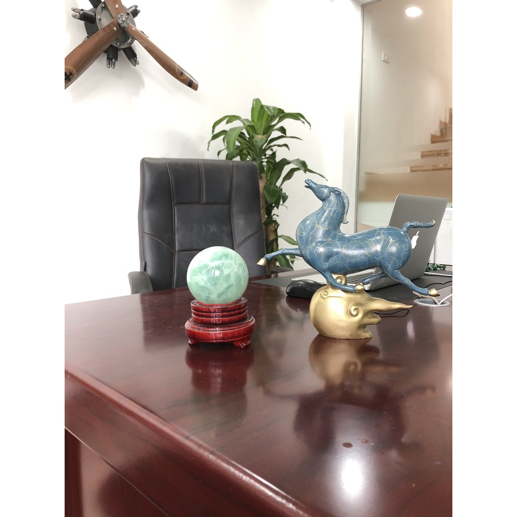 [XẢ KHO size 1 Kg] Quả Cầu Phong Thủy mạng MỘC và HỎA Xanh Flourits cầu Tài Lộc, May Mắn, Bình An - Phong Thủy Thành Đô | BigBuy360 - bigbuy360.vn