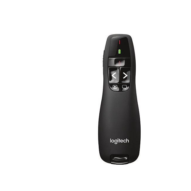 Bút trình chiếu không dây Lazer Logitech R400 USB 2.4Ghz 15m - Hàng hãng DGW phân phối