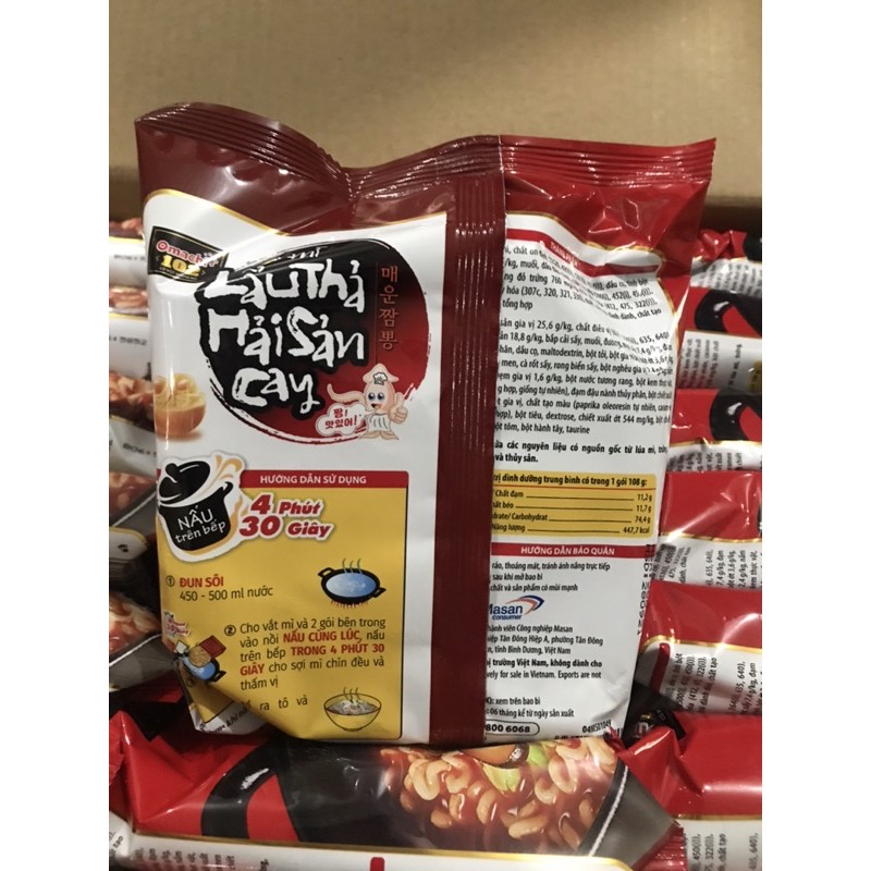 Mì Omachi 102 lẩu thả hải sản 108g | BigBuy360 - bigbuy360.vn