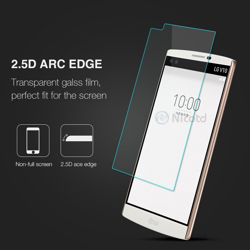 [Ảnh Thật] Kính CL LG V10 9H-0.26mm Cường Lực có mài cạnh 2.5D