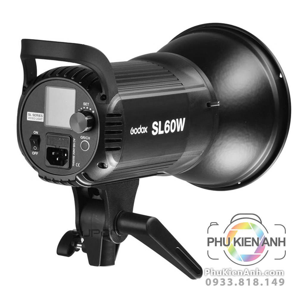 Đèn led Godox SL 60 W + Remote cho quay phim, live stream, chụp ảnh, studio + BH 12 tháng