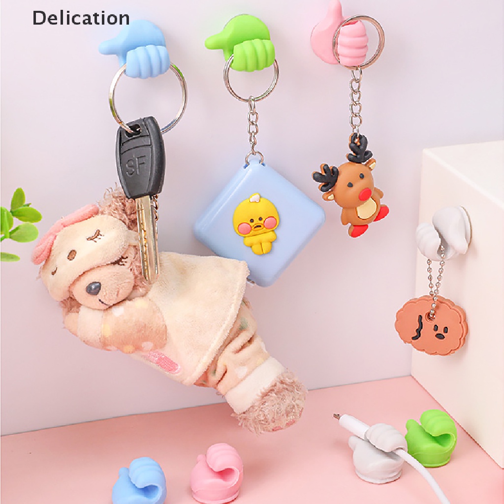 [Delication] Giá Đỡ Kẹp Dây Cáp USB Hình Ngón Cái Sáng Tạo Sản Phẩm Tốt