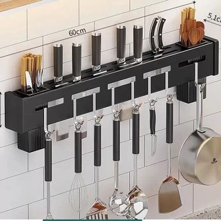 Kệ để dao thớt gắn tường - giá cài dao thớt inox không gỉ
