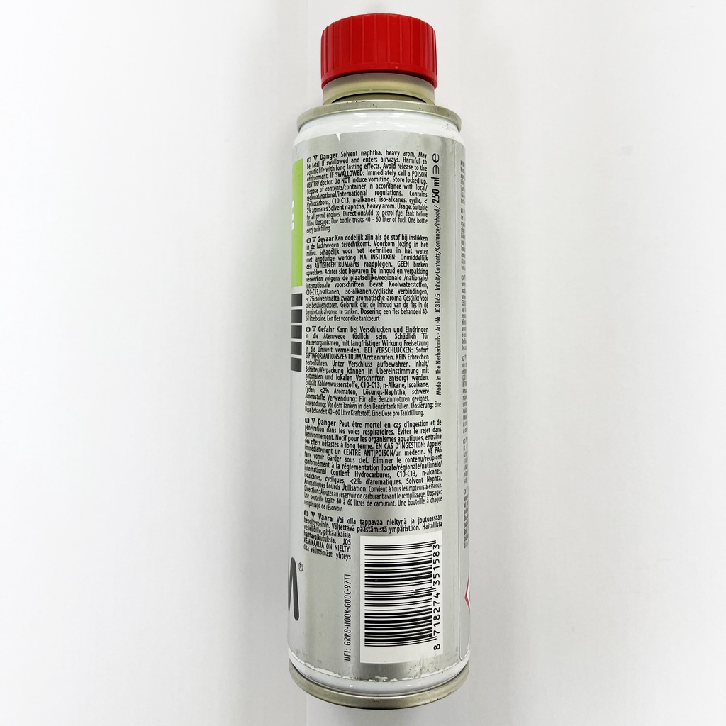Phụ gia tăng nồng độ Octane  xuất xứ Hà Lan, J03165 dung tích 250ml