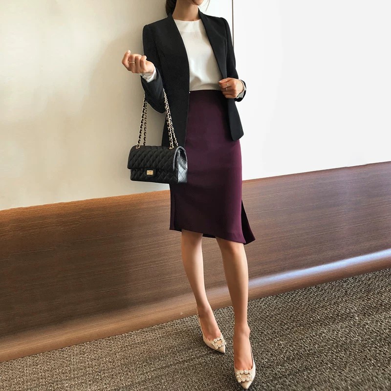 NEW! chân váy chéo xẻ hông tôn dáng tiểu thư | BigBuy360 - bigbuy360.vn