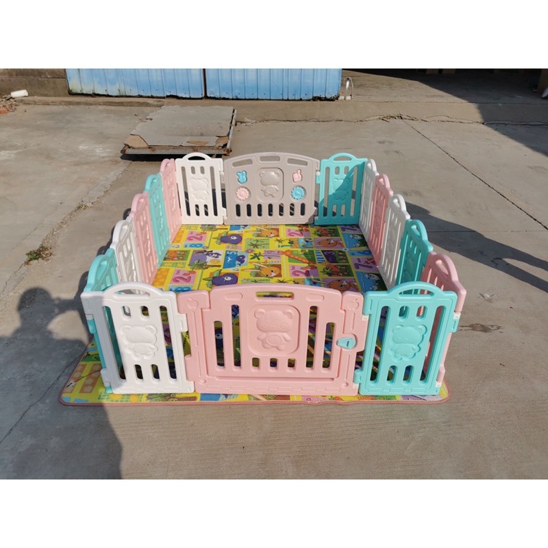 QUÂY BÓNG CHO BÉ - QUÂY CŨI CHO BÉ - MẪU GẤU - TẶNG KÈM THẢM VÀ QUẢ BÓNG