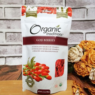 Kỉ tử hữu cơ Organic Traditions 100g