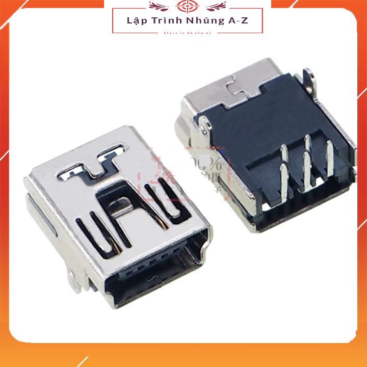 [Lập Trình Nhúng A-Z][G10] Cổng USB Mini 5P Chân Cắm/Chân Dán