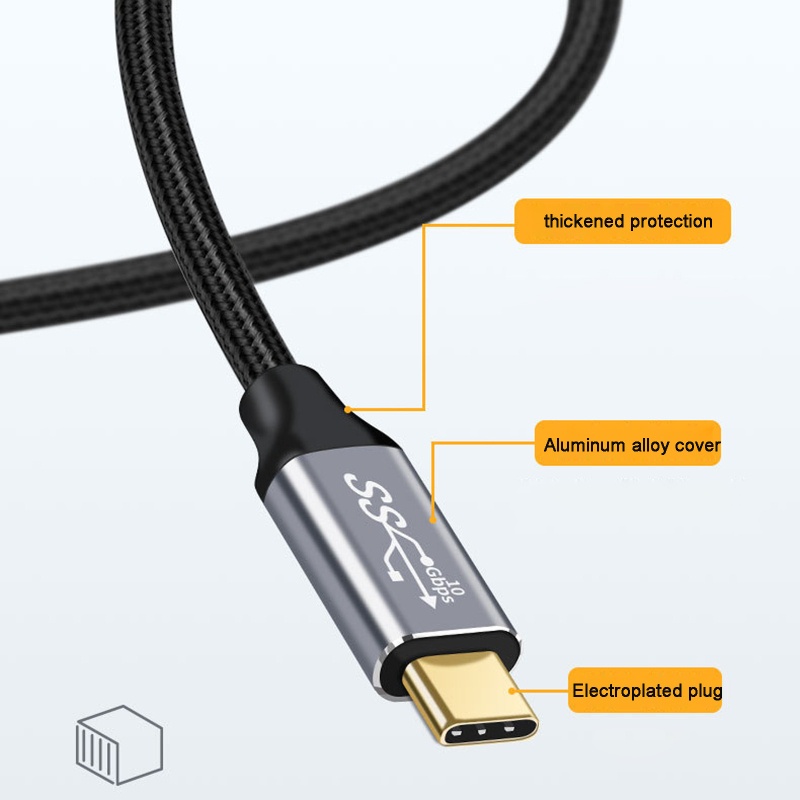 Dây Cáp Nối Dài Cổng USB Type C 100W Male Sang Female