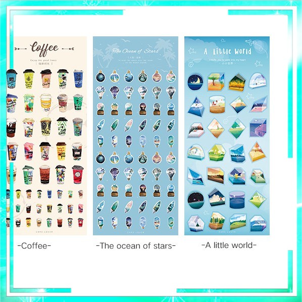 Sticker dán in 3D dập nổi siêu cute [vvpgiare.offical]