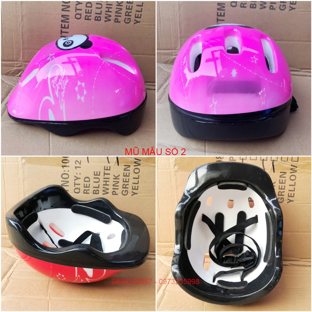 Bảo hộ chân tay + mũ bảo hiểm cho bé trượt patin trượt ván đi xe thăng bằng đi xe scooter đi xe đạp chơi thể thao ...