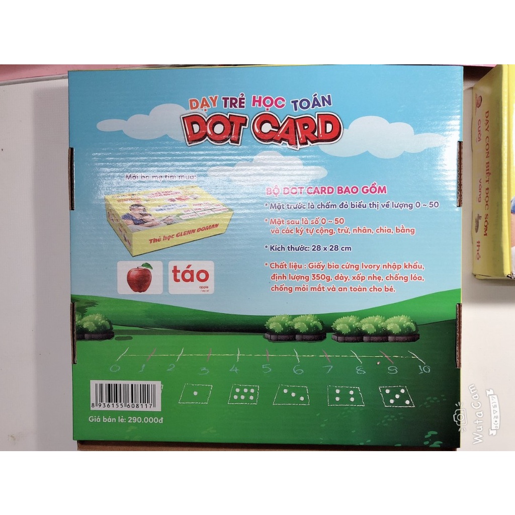 Flashcard Bộ Thẻ Dạy Trẻ Học Toán Dot Card Theo Phương Pháp Giáo Dục Sớm Glenn Doman Từ 3 Tháng Đến 6 Tuổi