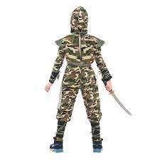 Bộ quần áo Ninja dằn di B-0133 đồ hóa trang Halloween cho bé