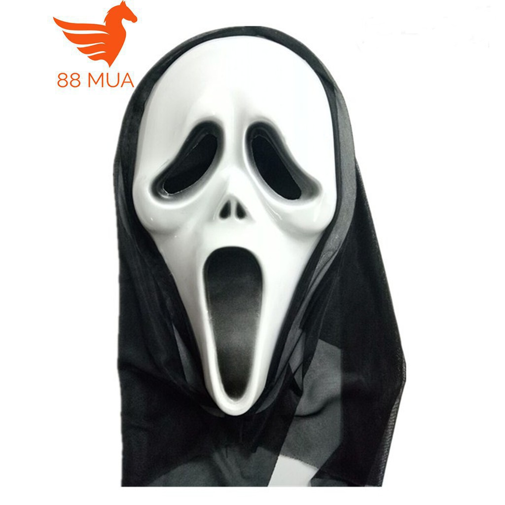 mặt nạ halloween Scream Sát nhân giấu mặt-f71-g61 TT50  bán nghỉ nghỉ