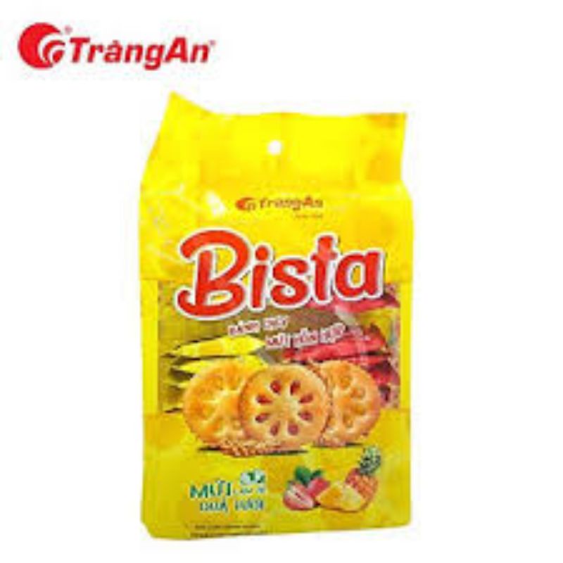 Bánh Bista Tràng An, bánh quy mứt hỗn hợp với mứt làm từ quả tươi gói 192g (22 cái)