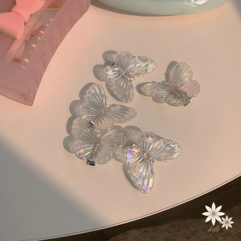 Kẹp Tóc Hình Bướm Bằng Nhựa Thiết Kế Xinh Xắn Thời Trang