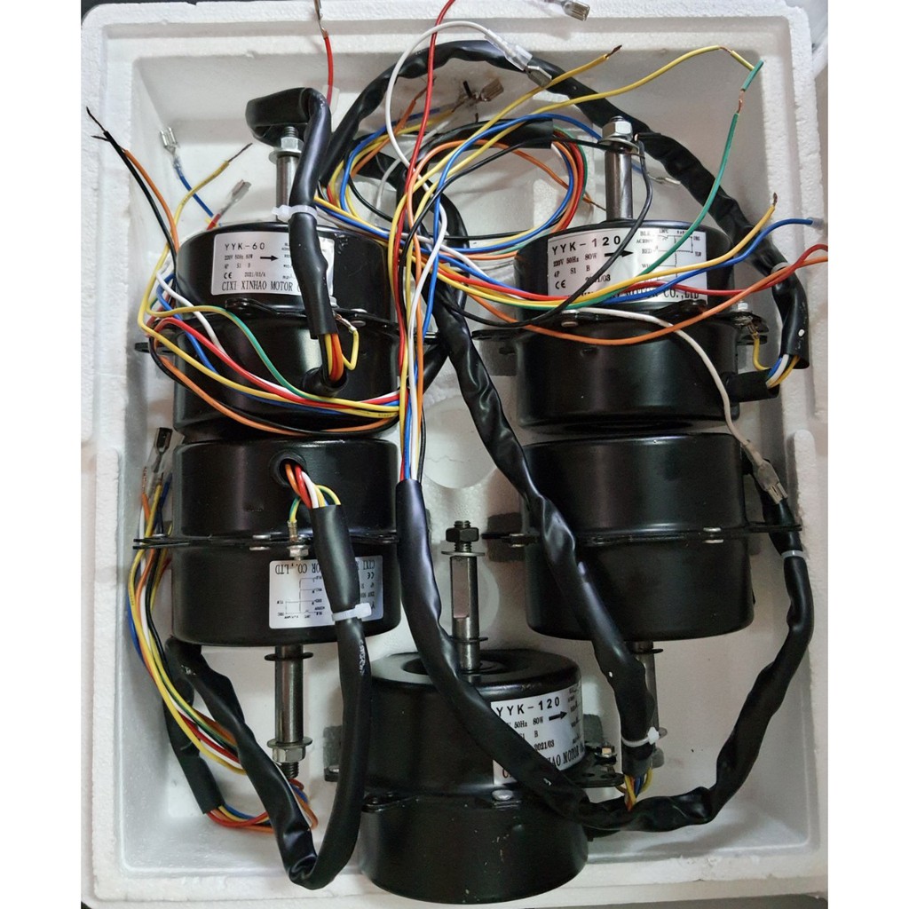 Động cơ motor220v-25w-200w ngược chiều và xuôi chiều thay thế cho động cơ quạt điều hòa hơi nước