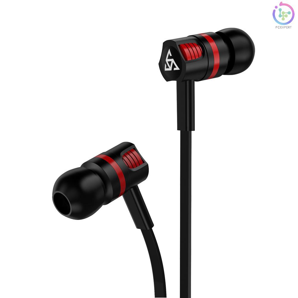 Tai nghe nhét tai gaming PTM chất âm stereo có dây và mic