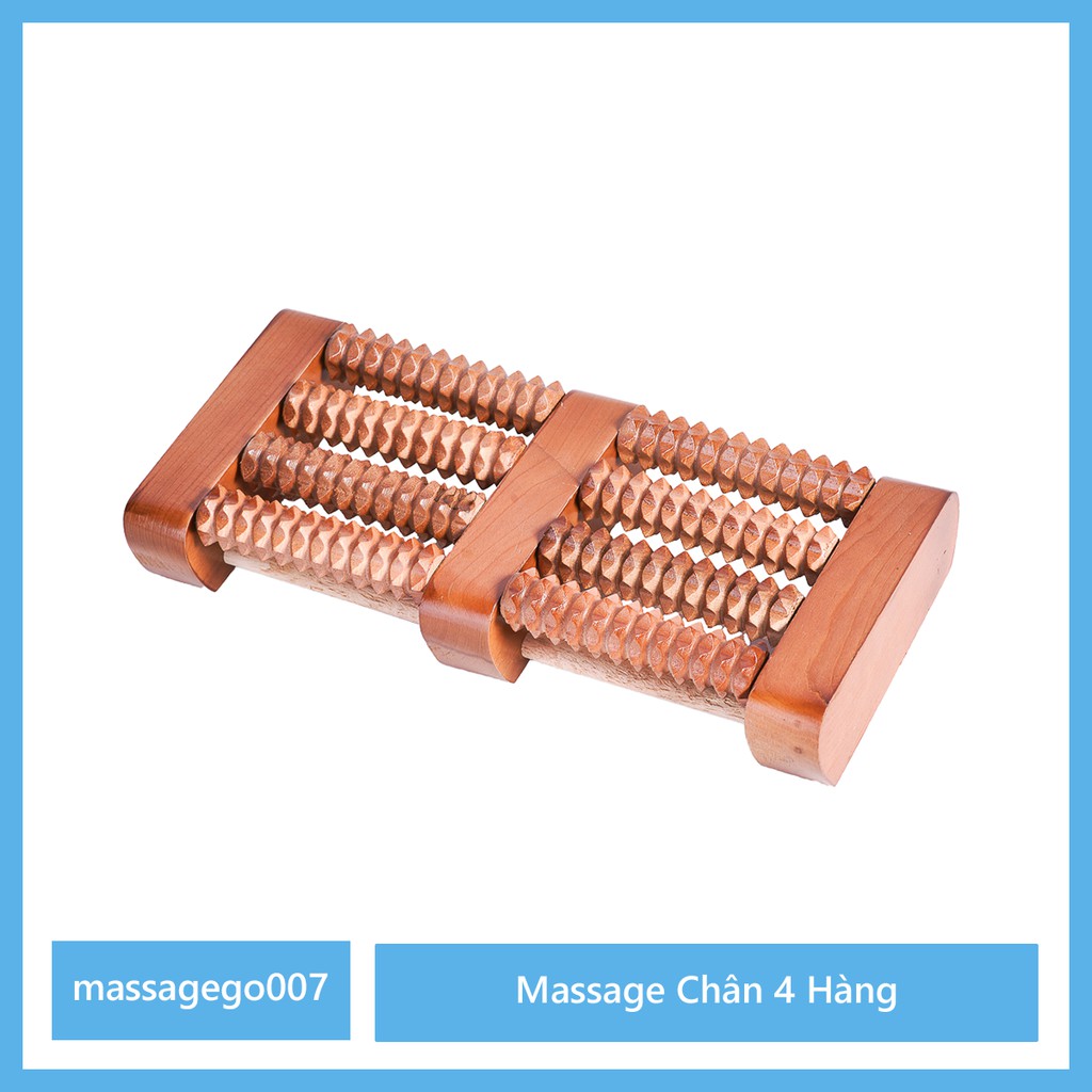 Bàn lăn massage chân bằng gỗ 4 hàng giảm đau các thấp khớp,tê tay chân