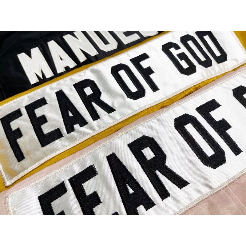 ⚡️⚡️Áo khoác FEAR OF GOD 5TH /Fear of God Satin Baseball Coach Jacket  Jacket FOG 5TH