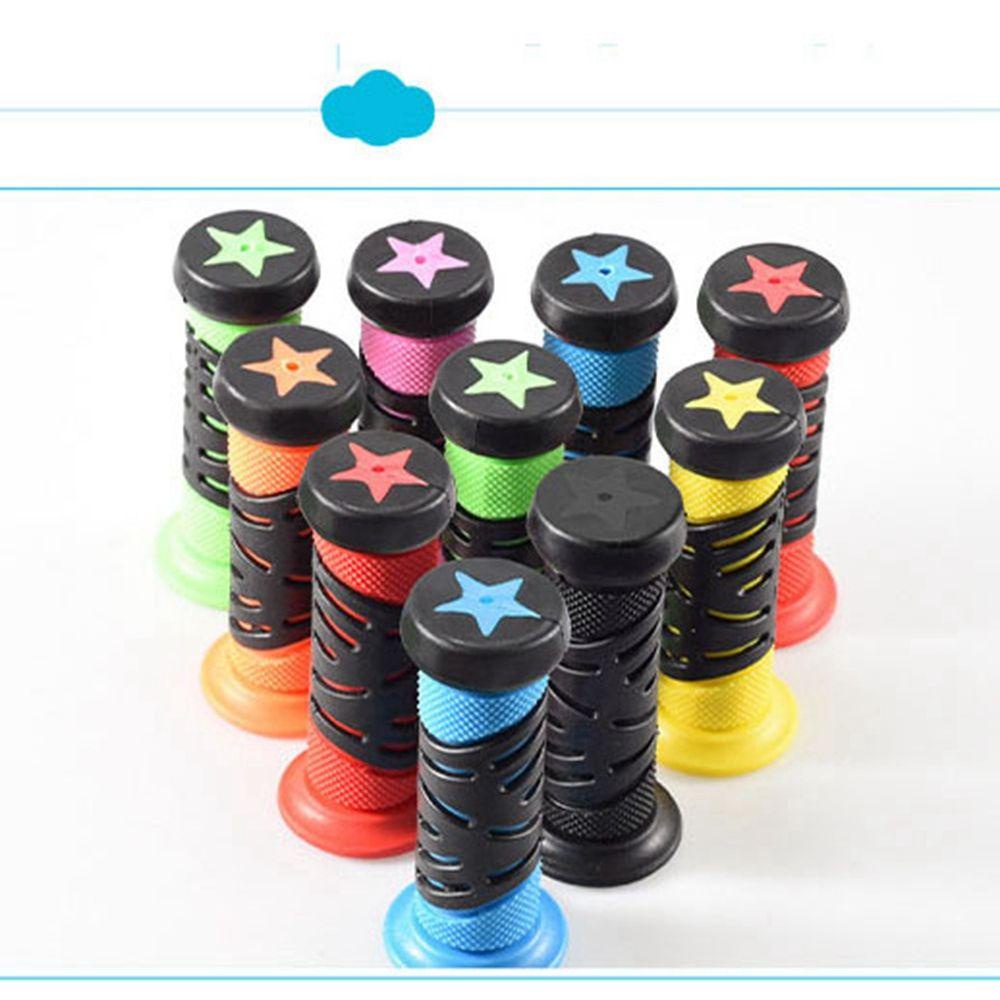 MUVAKO 1 Cặp Vỏ Bọc Tay Lái Xe Đạp Ba Bánh Dài 9.5cm Bằng Cao Su Nhiều Màu