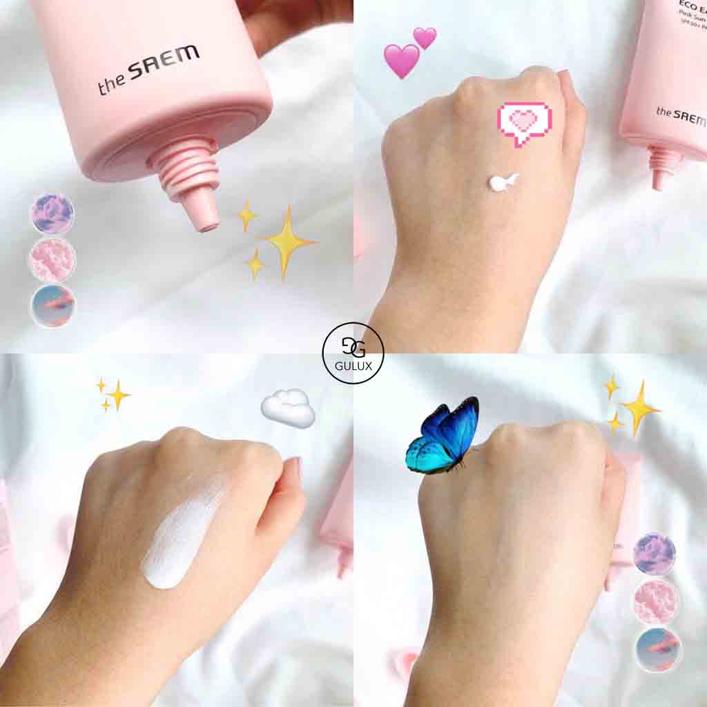 Kem chống nắng the saem eco Eco Earth Power 2IN1, Kem chống nắng nâng tone cho mọi loại da