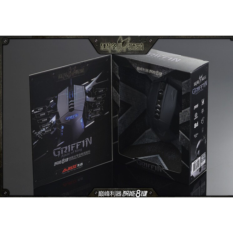 Chuột gaming Ajazz Griffin - Chuột chơi game Ajazz 4000DPI G90