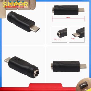[rememberme]DC Power Adapter Type-C USB Male to 5.5x2.1mm Female Ja for Laptop PC #gib