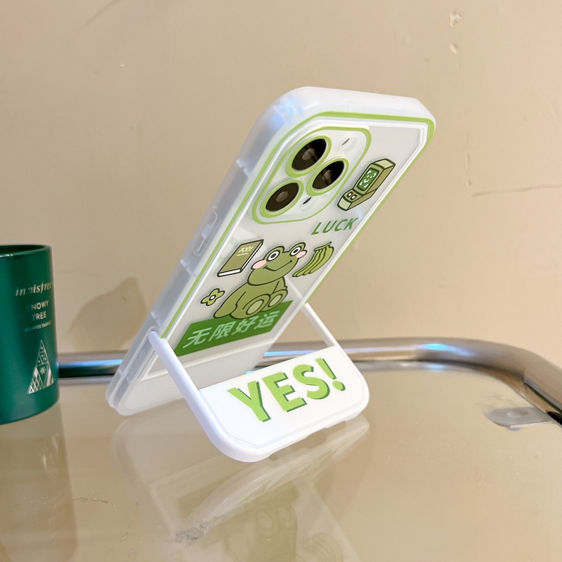 Ốp Điện Thoại Kèm Giá Đỡ Họa Tiết Hoạt Hình Cho iphone14 13Promax / 12Pro / 11 / xsmax / 6 / 7 / 8 / Plus