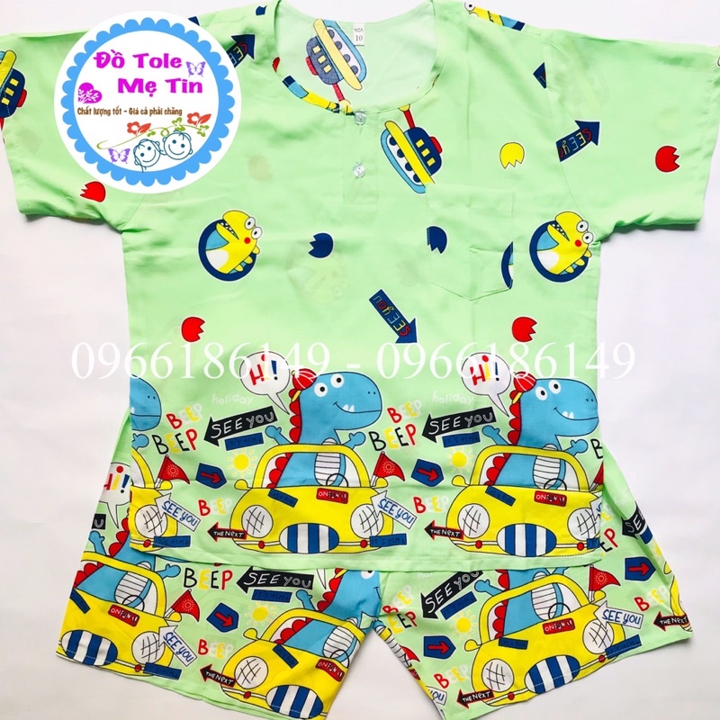 Đồ tôn cộc tay size 13 bé trai