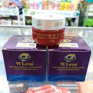 Kem wleza mụn trắng da chống nắng 15g