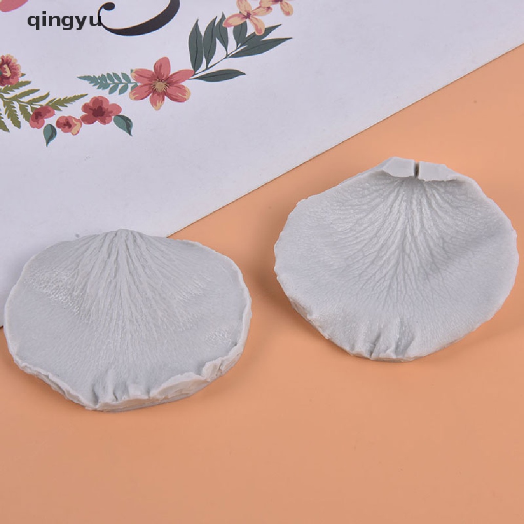 Khuôn silicone tạo hình cánh hoa hồng trang trí bánh
