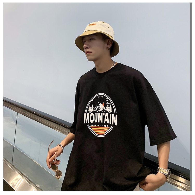 áo thun 100% cotton Nam Tay Ngắn 3 Màu Tùy Chọn Size M-8Xl