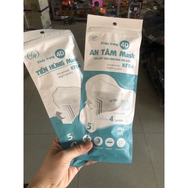 Combo bịch 5 chiếc khẩu trang y tế