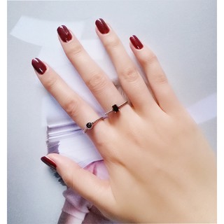 (1Cặp) Nhẫn nữ nhẫn kiểu hàn quốc đính đá cực xinh.