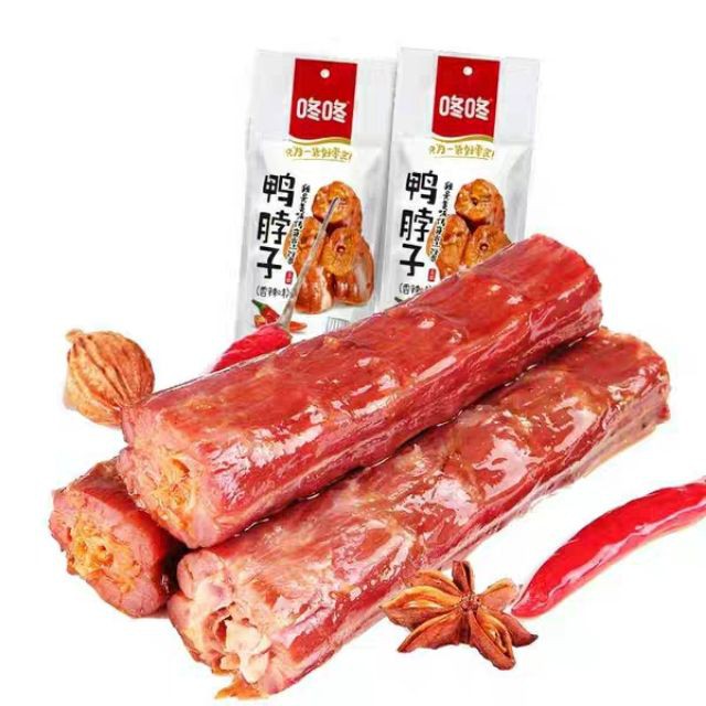 Cổ Vịt Dài ❤️ Loại Cực To Khổng Lồ ❤️ Cổ Vịt Cay Dacheng loại 50g Không Da Nguyên Thịt | BigBuy360 - bigbuy360.vn