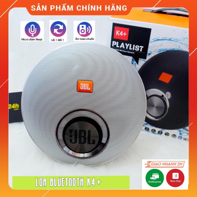 Loa Bluetooth K4 + Plus Loa Nghe Nhạc Xách Tay , Âm Thanh Sống Động , Kiểu Dáng Trẻ Trung . Bảo Hành Lên Đến 12 Tháng