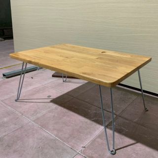 (Luxury Furniture) Bàn học sinh chân gấp gỗ tự nhiên chống nước