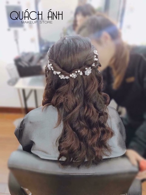 Dây hoa cài tóc cô dâu (mẫu HC091)
