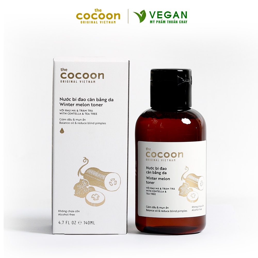 Nước bí đao cân bằng da (Winter melon toner) Cocoon 140ml