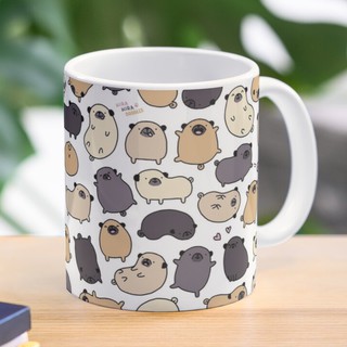 ( SHOPEE TRỢ GIÁ) Cốc sứ ly sứ hình chó Pug quà tặng độc đáo đáng yêu