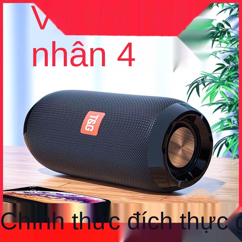 ☃❒☏Âm thanh 9D Loa Bluetooth Không Dây Mini khối lượng lớn quá khổ máy tính điện thoại di động xe ngoài trời