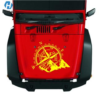 Decal dán xe hơi hình la bàn