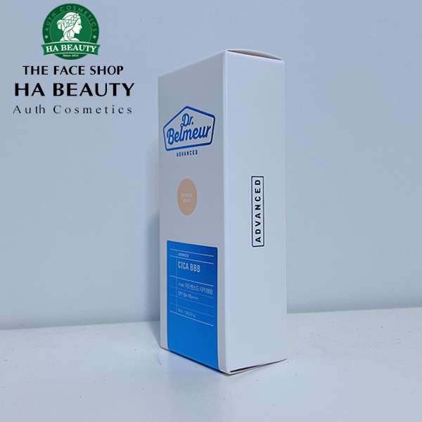 Kem nền che khuyết điểm trang điểm dưỡng da chống nắng The Face Shop Dr Belmeur Advanced Cica BBB 40ml SPF50+PA+++