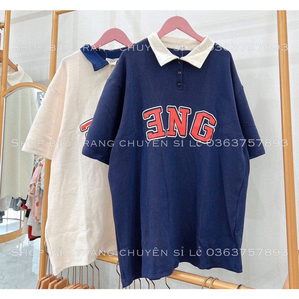 Áo Phông Polo ENG Chất Bo Tàu Dày Bịch Phong Cách Cá Tính Nam Nữ Unisex