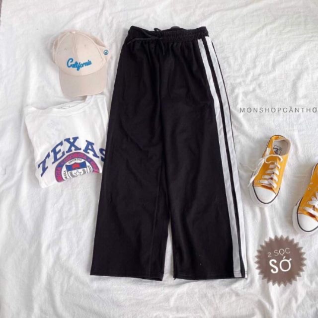 Quần ống rộng chạy  3 soc | BigBuy360 - bigbuy360.vn