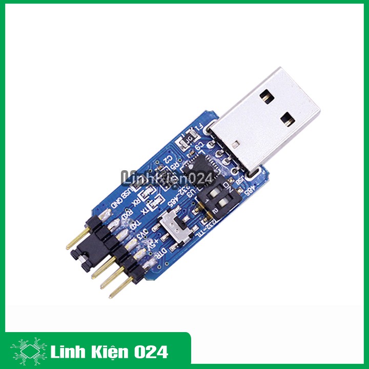 Usb giao tiếp từ Com CP2102 sang TTL RS232/485 3V3 / 5V V2