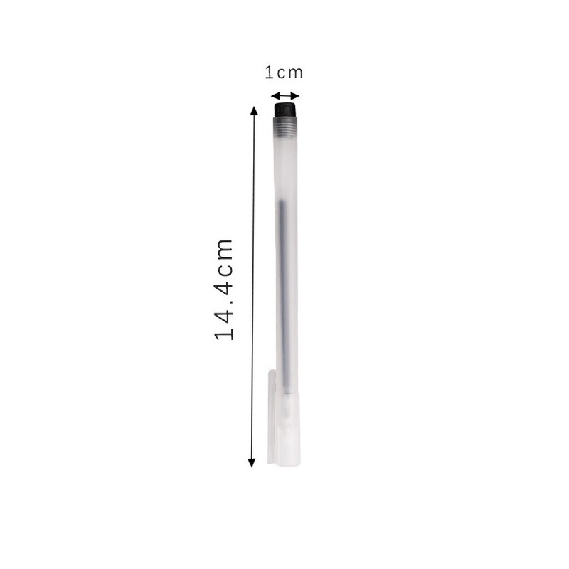Set 5 Bút Bi Mực Đen Ngòi 0.5mm Kiểu Dáng Đơn Giản