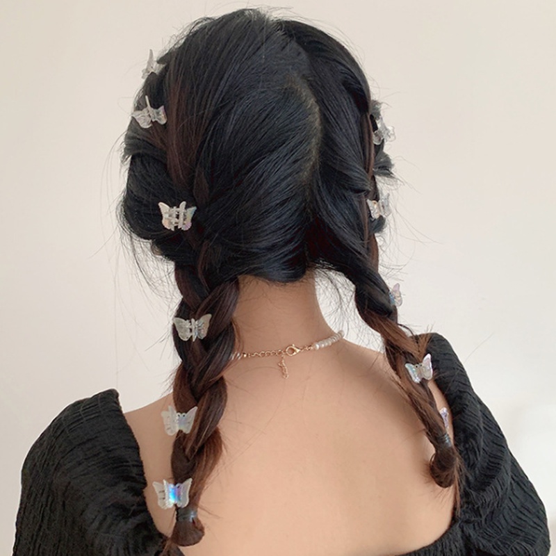 Kẹp tóc mini We Flower họa tiết bươm bướm phong cách Hàn Quốc xinh xắn đáng yêu
