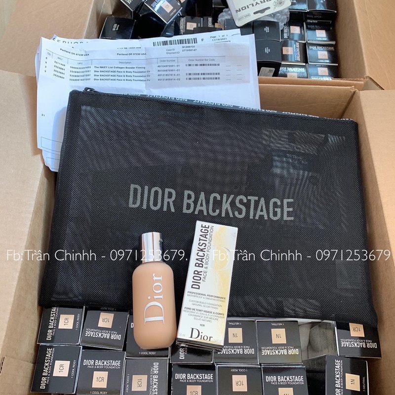 Tone 0N, 0CR, 1N, 1CR - Kem nền Dior Backstage Face and Body Foundation Chiin Beauty